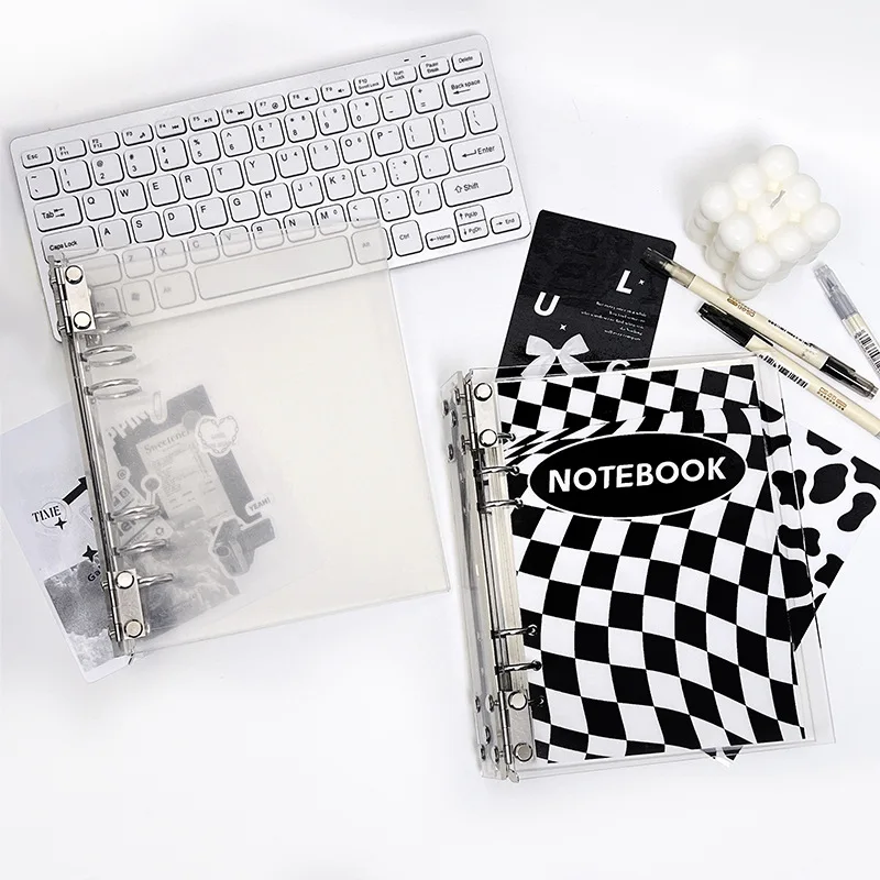Custom Photo Book - A5 Acryl-Ordner, DIY abnehmbarer Fotoalbum-Ordner, transparente
