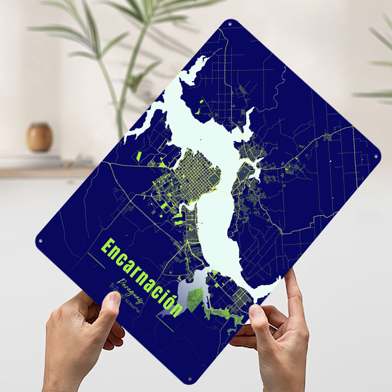 Encarnación Dekoration Wohnacc – Custom Map Poster Bewertung und Preis