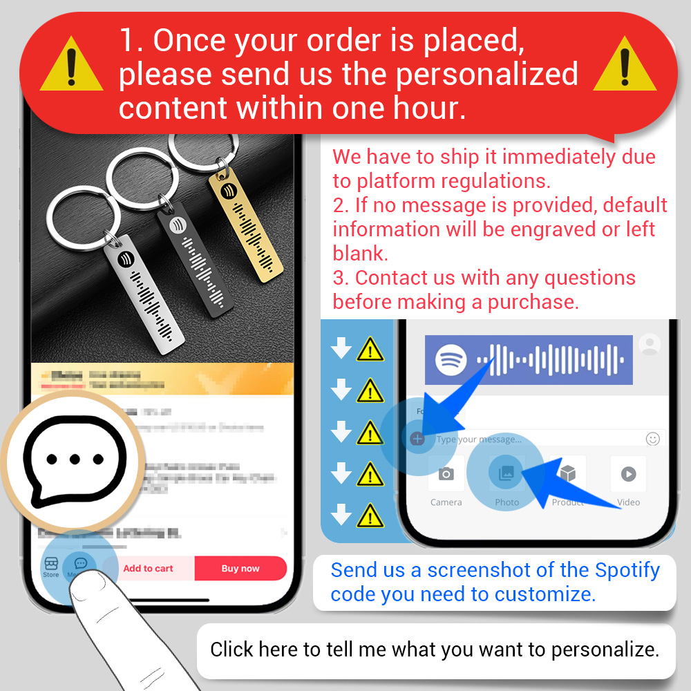 Personalisierter Spotify-Code- – Initial Ring Custom Bewertung und Preis