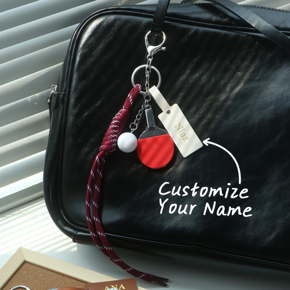 Personalisierter Schlüsselanhä – Monogram Keychain Leather Bewertung und Preis