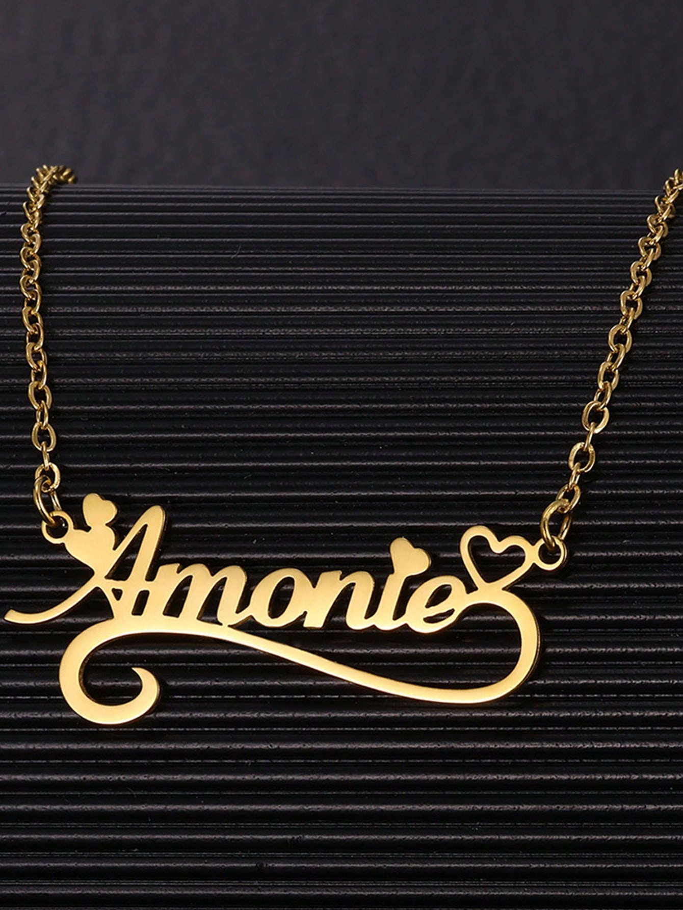 Benutzer definierte Name hohle – Name Necklace Custom Bewertung und Preis