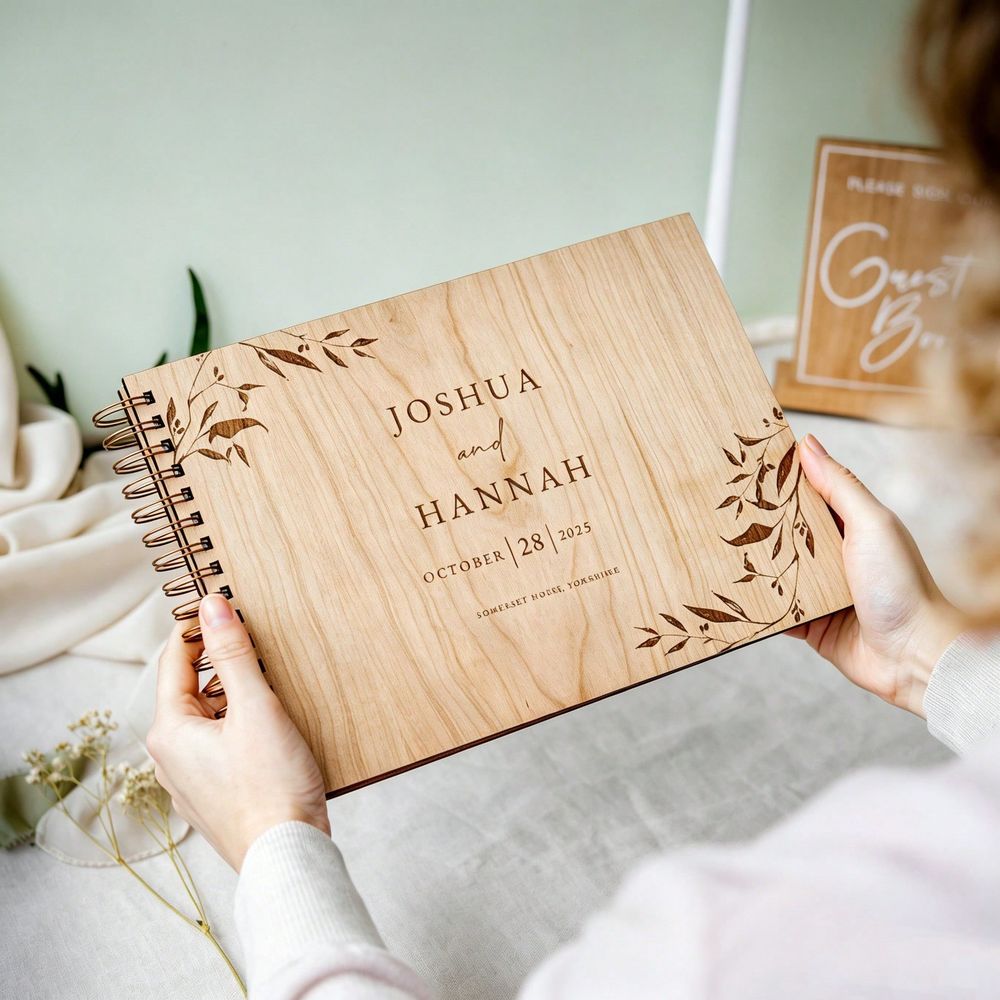 Maßgefertigtes A4 A5 Holz-Gäst – Custom Photo Book Bewertung und Preis