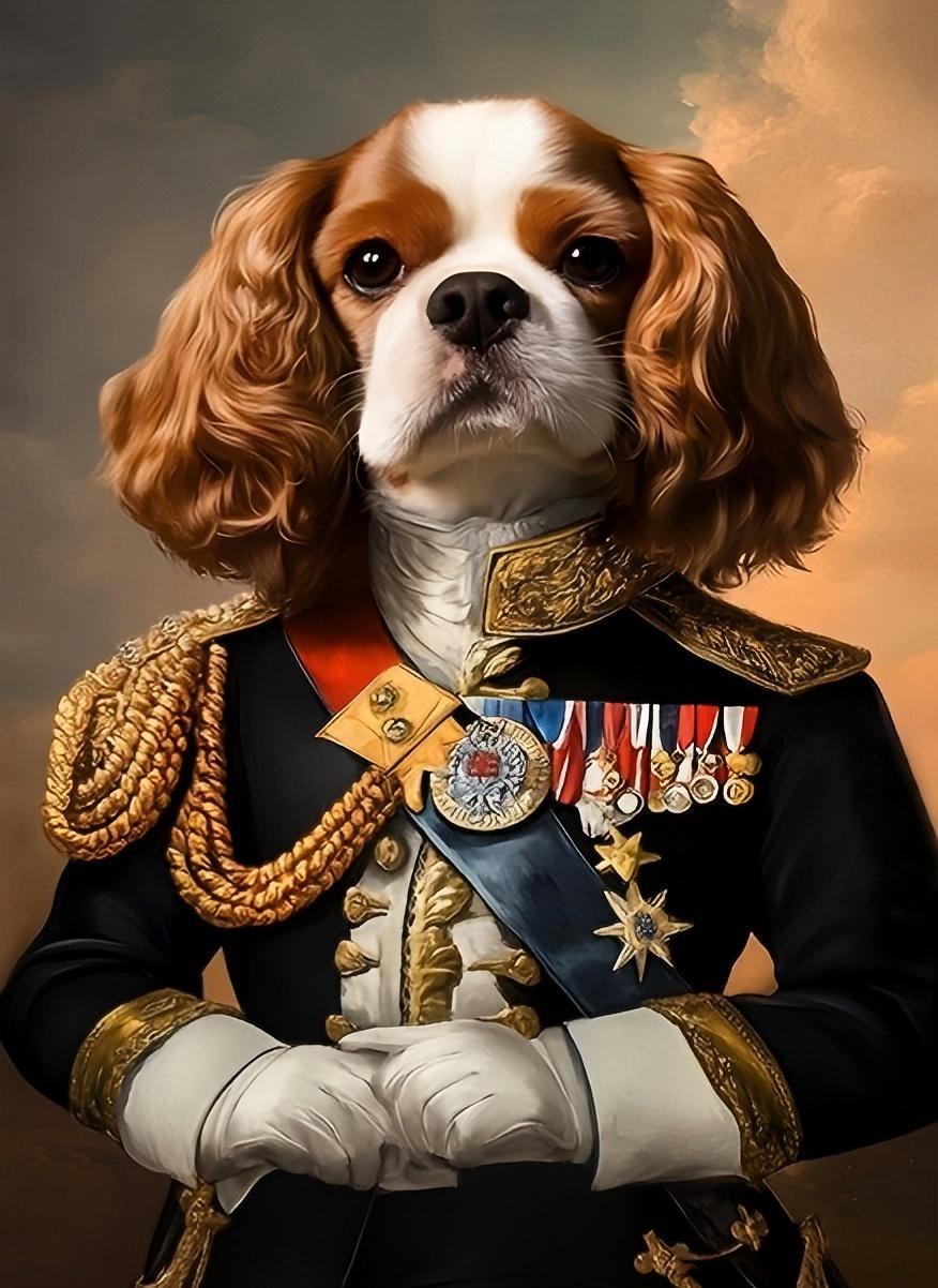 1 Stück 2D Flaches Metallschil – Pet Portrait Custom Bewertung und Preis